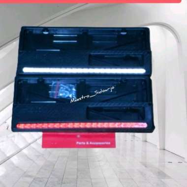Cover Wadah Tempat Plat Nomor Universal Honda Yamaha Suzuki Kawasaki Sepeda Motor Listrik