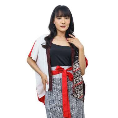 Blazer Wanita - Bhatara Batik Anita Blazer L-XL Red 5414B
