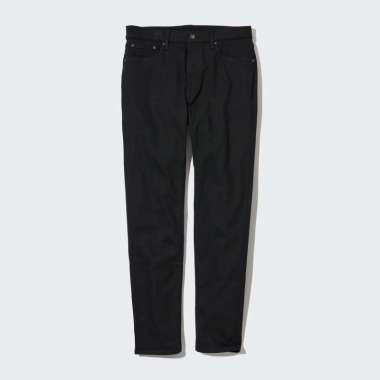 UNIQLO Celana panjang Jeans Pria EZY Ultra Stretch Slim Fit Black L