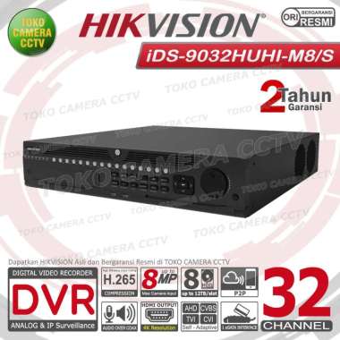 DVR CCTV HIKVISION 32 CHANNEL RECORDER HIKVISION 32CH 8MP 8H