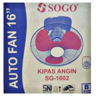Kipas Orbit Sogo / Auto Fan Sogo / Kipas Plafon 16 Inch Khte Multicolor