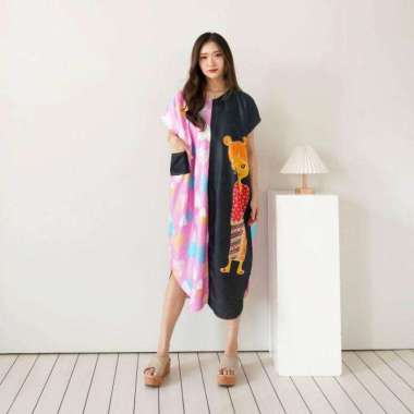 daster jumbo busui rayon premium dress kekinian homeware fashion korea