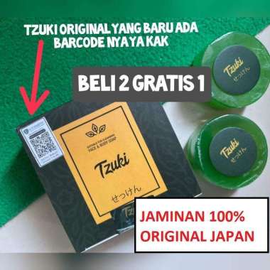 sabun tzuki 100 original asli BPOM Szuki sabun kecantikan asli japan