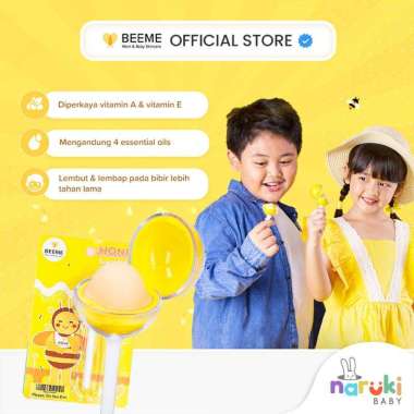 Beeme Honey Lollipop Balm 7gr Pelembab Bibir Anak Skin Care Bayi