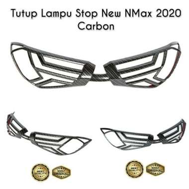Cover / Variasi Carbon NEMO Lampu Stop Yamaha Nmax 2020