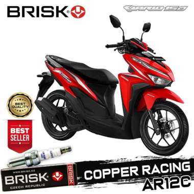 Busi Brisk Copper Racing Tipe AR12C Honda Vario 150/125/Esp