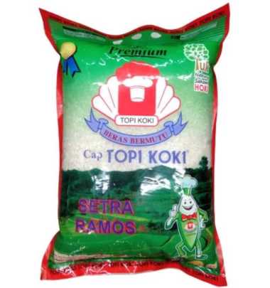 Beras TOPI KOKI 5 kg setra ramos - Beras Bermutu Topi Koki 5kg