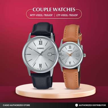 Jam Tangan Couple Casio MTP-V002L-7B3UDF x LTP-V002L-7B3UDF
