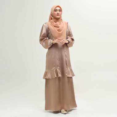 Rabbani - Gamis Dresslim Lengan Panjang Qanzaya Exclusive XS 200 Hitam