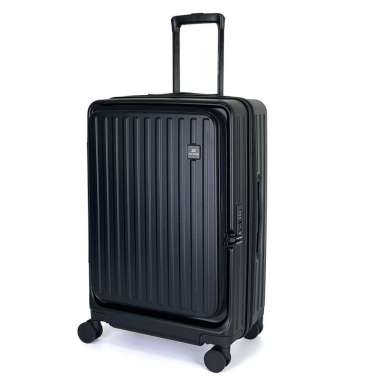 Navy Club Emerald Koper Hardcase PC - 4 Roda Putar TSA Lock - Size 29 Inch Black