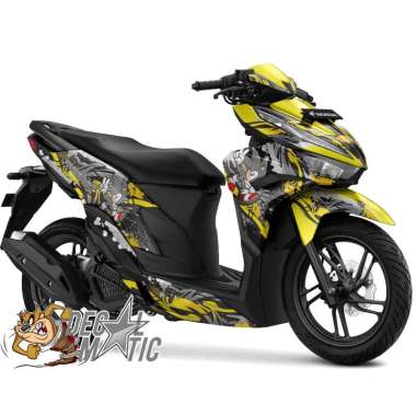 Decal Vario 125 New 2022 Full Body Stiker Full Body Motor Honda Vario 125 New 2023 2024 Sonic Glossy