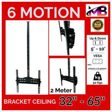 Bracket Gantung Plafon / Bracket Tv Gantung Plafon 43 50 55 60 65 Inch Multicolor