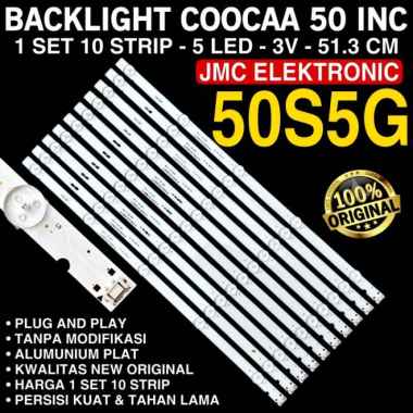 Backlight Tv Coocaa Koka 50 Inc 50S5G Lampu Led 50S5 50In 5K Multicolor