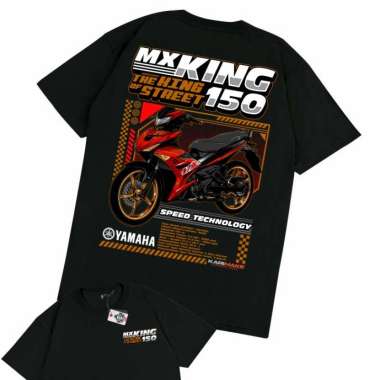 KRMK Kaos T Shirt Baju Distro Cowok Cewek Pria Wanita Keren Unisex Katun Combed 24s Motor YAMAHA MX 
