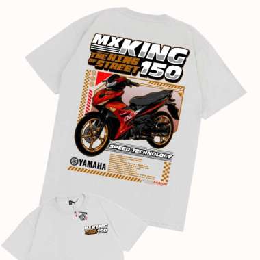 KRMK Kaos T Shirt Baju Distro Cowok Cewek Pria Wanita Keren Unisex Katun Combed 24s Motor YAMAHA MX 