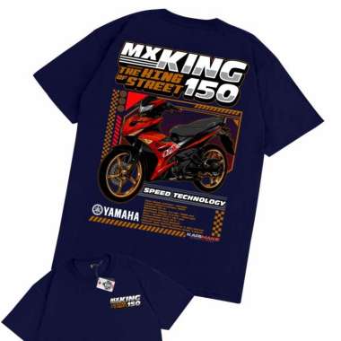 KRMK Kaos T Shirt Baju Distro Cowok Cewek Pria Wanita Keren Unisex Katun Combed 24s Motor YAMAHA MX 