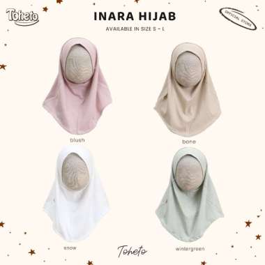 Toheto - Inara Jilbab Instant - Anak Usia 1-4 Tahun L SNOW