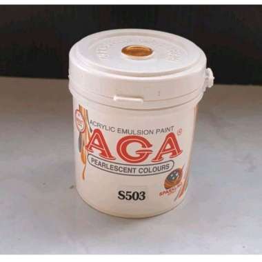 cat air cat tembok dekorasi Poster lukis melukis AGA 100 CC TIPE S fluorescent colours warna emas go