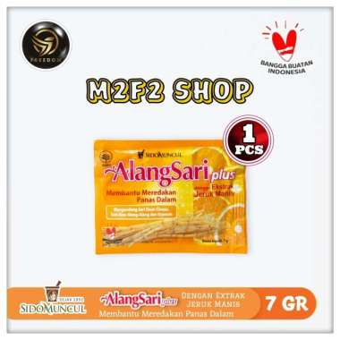 Sido Muncul Serbuk Alang Sari Plus Ekstrak Jeruk Manis | Sweet Orange Sachet - 7 gr (Kemasan Satuan)