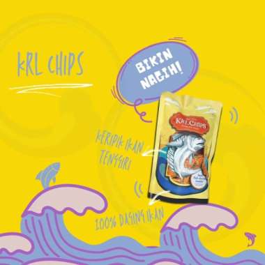 Kuangs KRL Chips Locca Kripik Ikan Tengiri 100gr