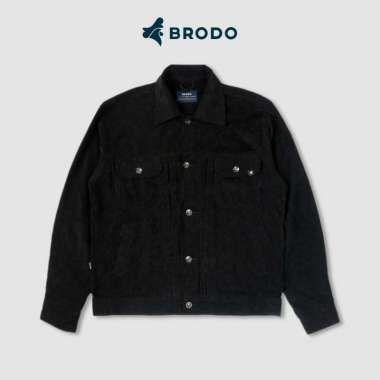 BRODO - Trucker Jacket Corduroy Black L