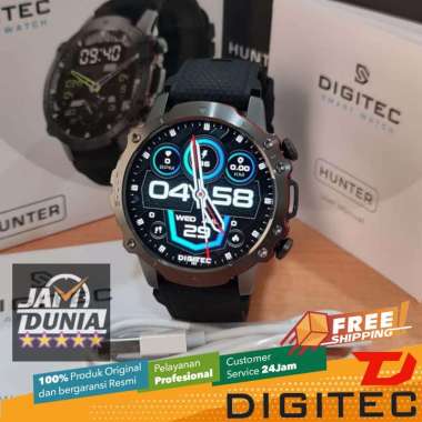 DIGITEC ORIGINAL SMARTWATCH PRIA HUNTER BLACK HUNTER JAM TANGAN DIGITAL PRIA JAM DIGITAL PRIA JAM TA