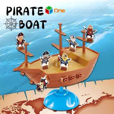 Mainan Pirate Balance Boat Pirates Kapal bajak laut