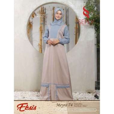 Seply gamis meyra 74 creamy blue L