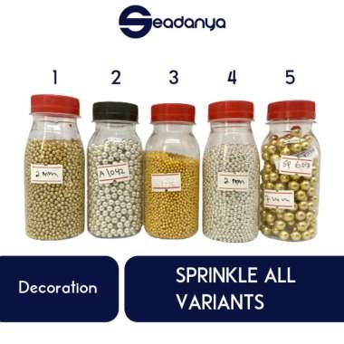 Sprinkle Warna Warni Aneka Bentuk - Topping / Hiasan Kue , Kuetar , Es Krim , Ice Cream , Minuman 4