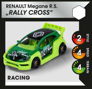 Majorette Tune Ups Series 3 Selected Open Box, Model C Megane Rally