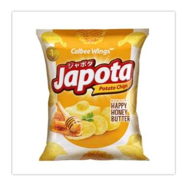 Japota Potato Chips Happy Honey Butter 68 gr Keripik Kentang