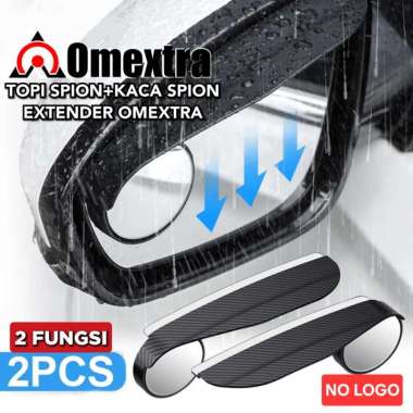 Topi Spion + Kaca Blind Spot Mobil Kaca Spion Extension Mirror Omextra NO LOGO
