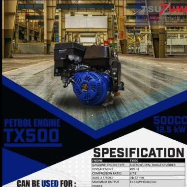 Mesin Penggerak Bensin Gasoline Engine TSUZUMI TX500