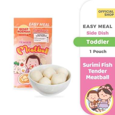 Resep Roemah Surimi Fish Tender Meatball / Bakso Ikan Surimi / Toddler