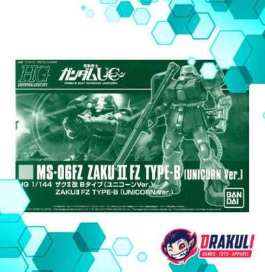 BANDAI Plamo HGUC MS-06FZ Zaku II FZ Type-B (Unicorn Ver.) (PBandai)