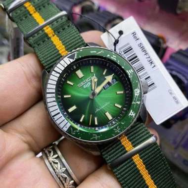 Original 100%!! SEIKO 5 Sports SRPF73K1 X ROCK LEE LIMITED EDITION Garansi Resmi