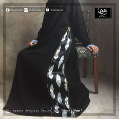 GAMIS AZKANA SET BY TAQWAWEAR CREAM - S
