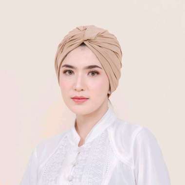 PUSSAT Gyana Turban Jersey Premium Wanita Muslim Dewasa Turban Silang Turban Instan Kekinian Turban 