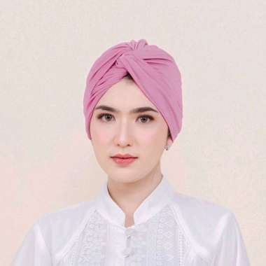 PUSSAT Gyana Turban Jersey Premium Wanita Muslim Dewasa Turban Silang Turban Instan Kekinian Turban 