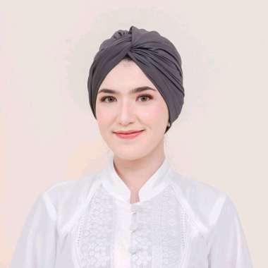 PUSSAT Gyana Turban Jersey Premium Wanita Muslim Dewasa Turban Silang Turban Instan Kekinian Turban 