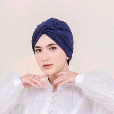 PUSSAT Gyana Turban Jersey Premium Wanita Muslim Dewasa Turban Silang Turban Instan Kekinian Turban 