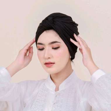 PUSSAT Gyana Turban Jersey Premium Wanita Muslim Dewasa Turban Silang Turban Instan Kekinian Turban 