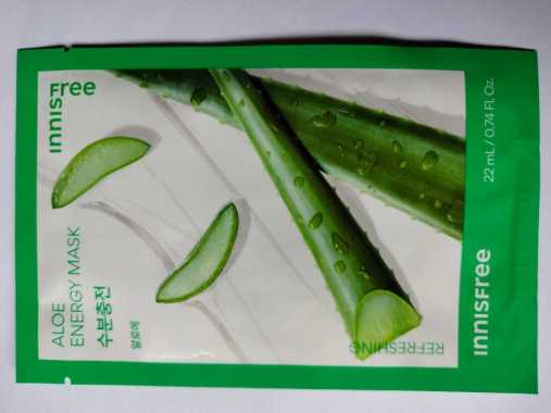 Masker wajah mask sheet Innisfree BPOM Aloe