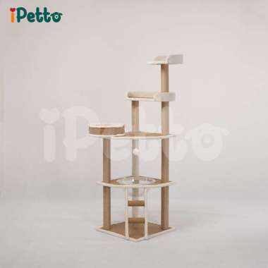 Rumah Kucing / Cat Tree Condo / MEELO CAT TREE, Warna LOW