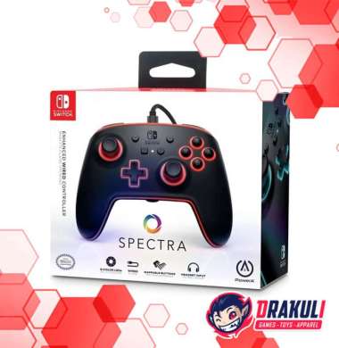 Nintendo Switch PowerA Enhanced Wirered Controller Spectra