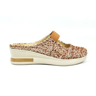 Working Sandal Wedges Wanita WEDGES-06 Sandal wedges trendy 36 Cokelat