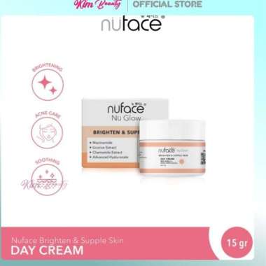 nuface nu glow brighten & supple skin dayy cream