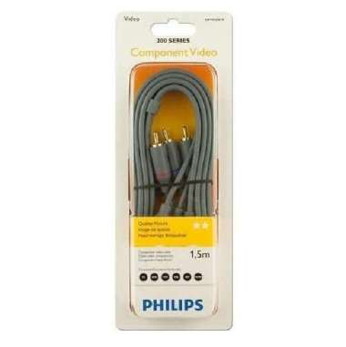 Kabel Component Video YPbPr PHILIPS 1.5M SWV4126S/10 / 3 Rca to 3 Rca