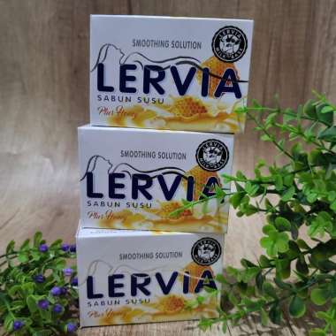 Lervia Sabun Mandi Batang - Sabun Susu - Jual Eceran Plus Honey