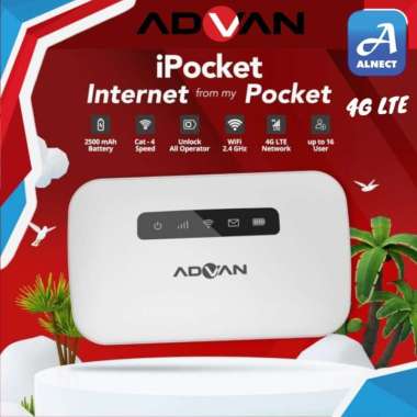 Modem Mifi Advan iPocket MF01 4G Lte Modem - Unlock All Operator Original